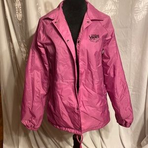 Pink/purple vans wind breaker